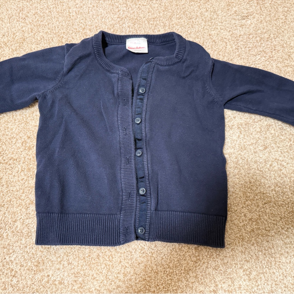 Hanna Andersson Navy Kids cardigan